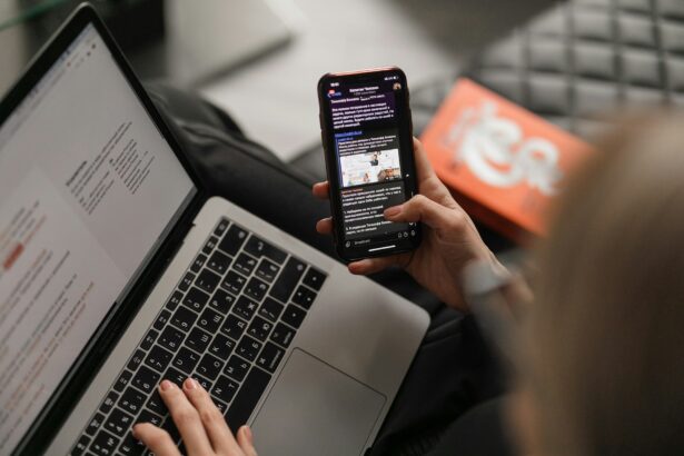 Phone and laptop showing everyday AI tasks like chat