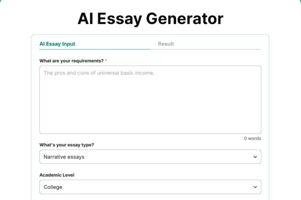 AI feedback generator essay